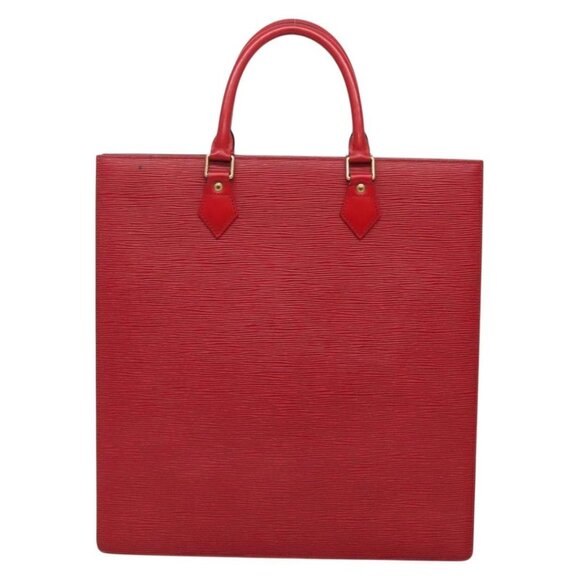 LOUIS VUITTON Epi Sac Plat PM Hand Bag Red M5274E LV Auth bs28404 - Picture 2 of 16